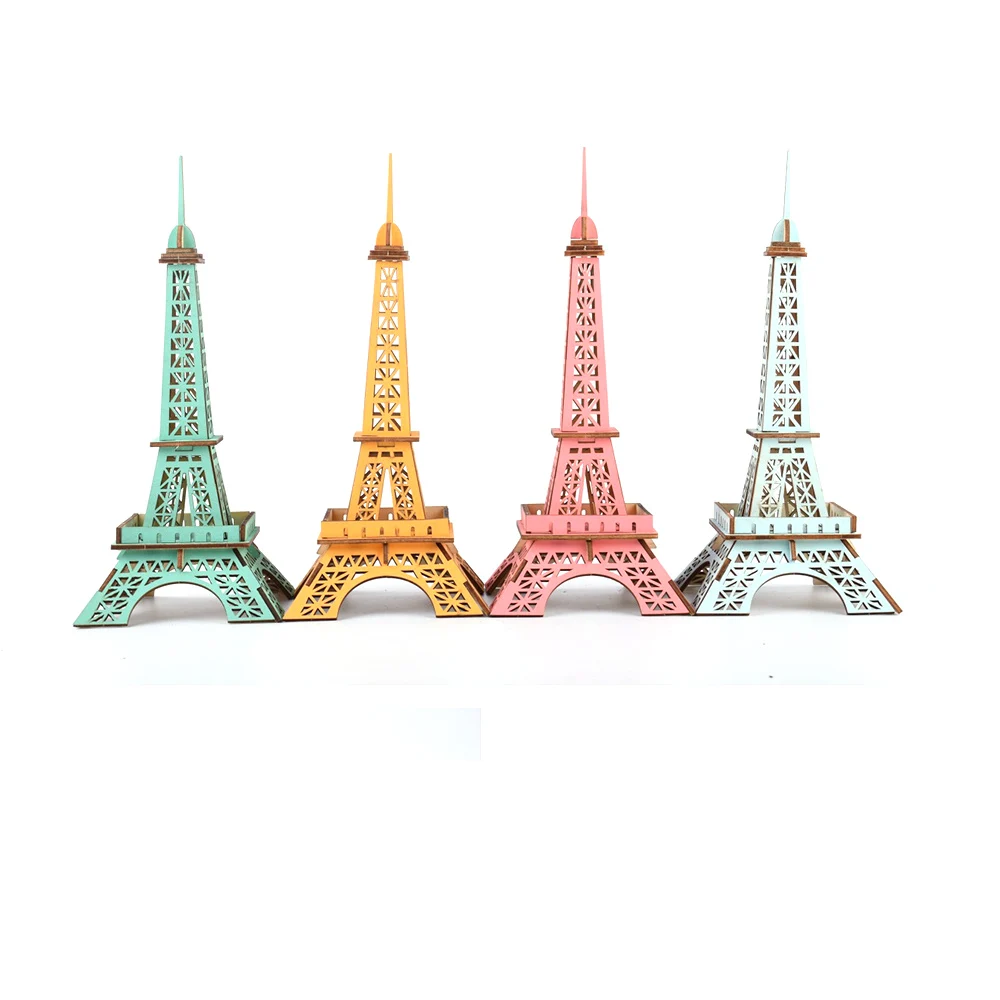 

Модель в сборе Парижской башни, 3D Строительные Обучающие игрушки-головоломки для детей, украшение для дома и рабочего стола
