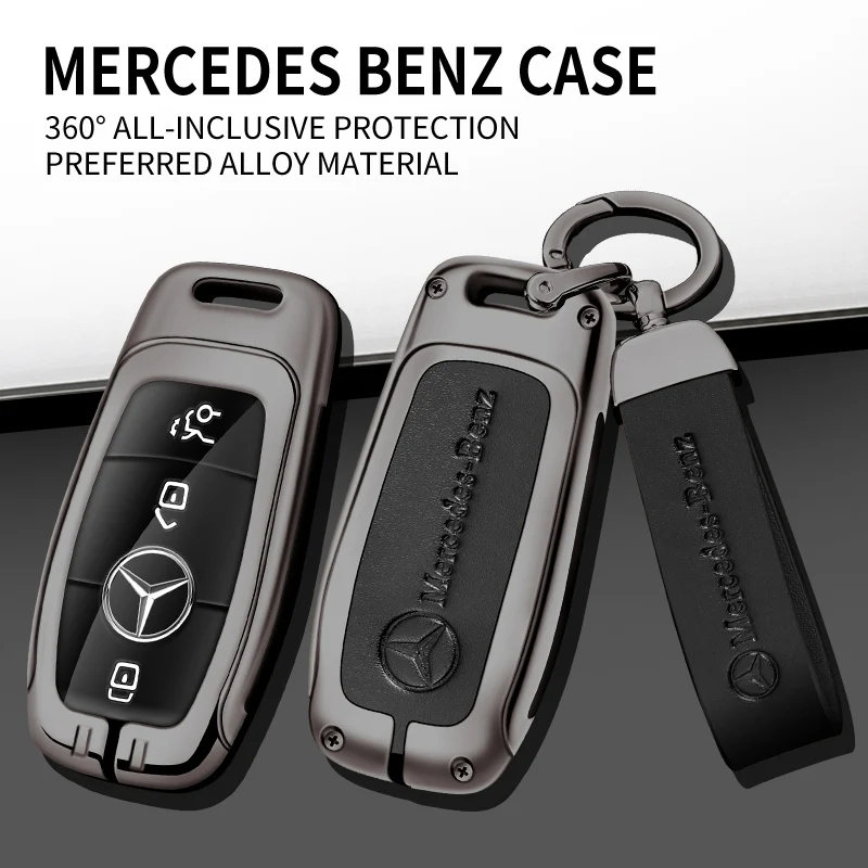 Чехол для ключей Mercedes Benz C200L E300L S320 S350LS500l AMG GLC алькантара цинковый сплав чехол от