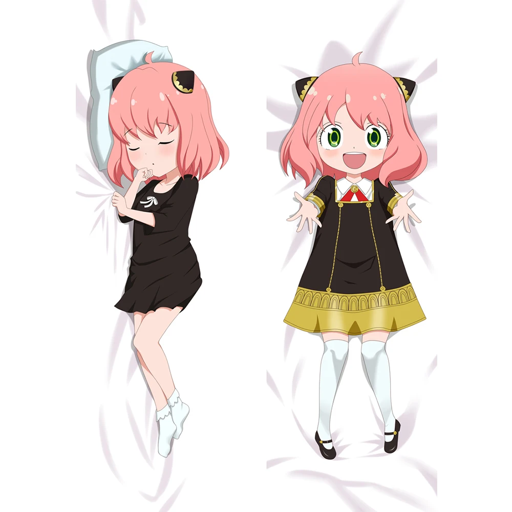 

SPYFAMILY Anya Forger Pillowcase Cartoon Soft Throw Gift Pillow Case Cushion Case Dakimakura Cover
