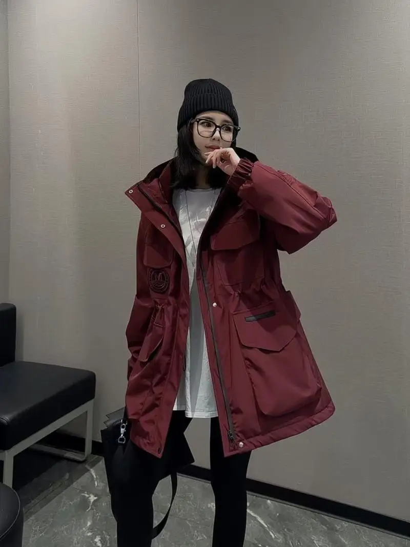 Европейские товары Meili Genuine Goods 97239 бархатный пуховик с капюшоном и большим