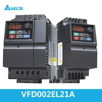 vfd002el21a new delta vfd el series single phase 200w 220v frequency converter variable speed ac motor drives inverter