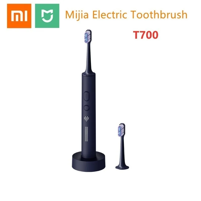 

Xiaomi Mijia T700 звуковая электрическая зубная щетка IPX7 Водонепроницаемая зубная щетка умная ультразвуковая зубная щетка электронная для зубных ...