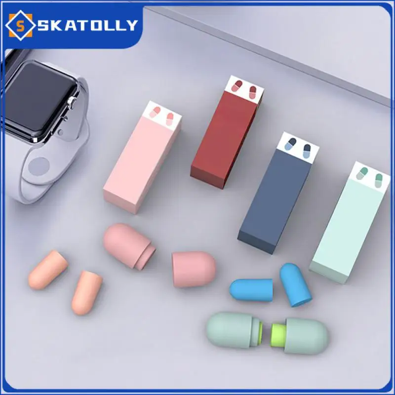 

Mute Soft Slow Sleeping Ear Plugs Soundproof Anti-noise Rebound