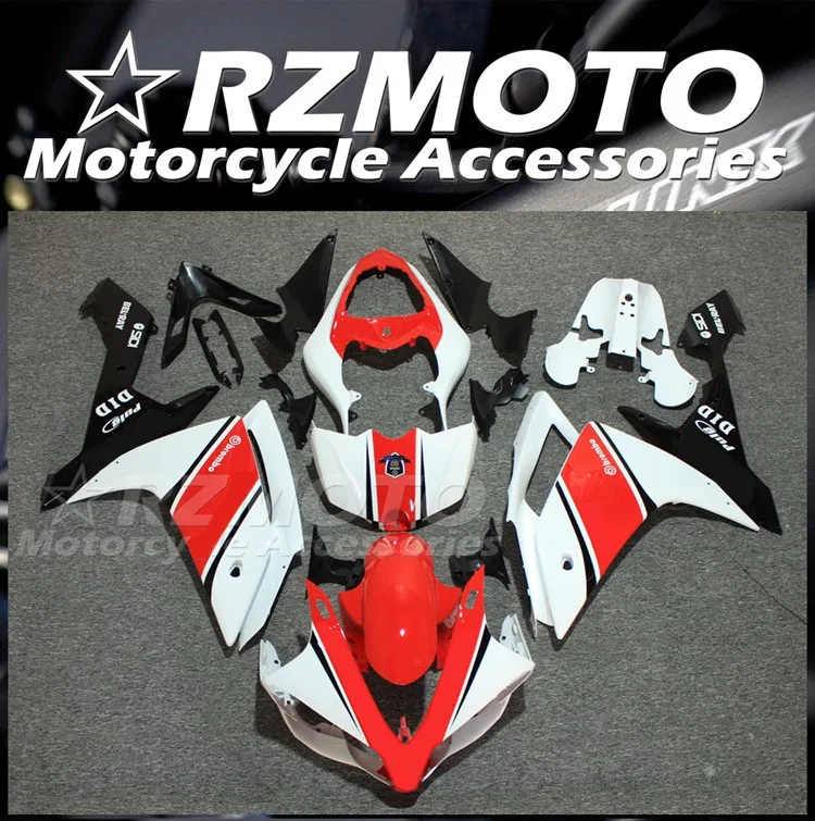 

Инъекционная пресс-форма, новый комплект обтекателей из АБС-пластика для YAMAHA YZF-R1 2007 2008 07 08 R1, комплект кузова красного, белого, черного цвето...