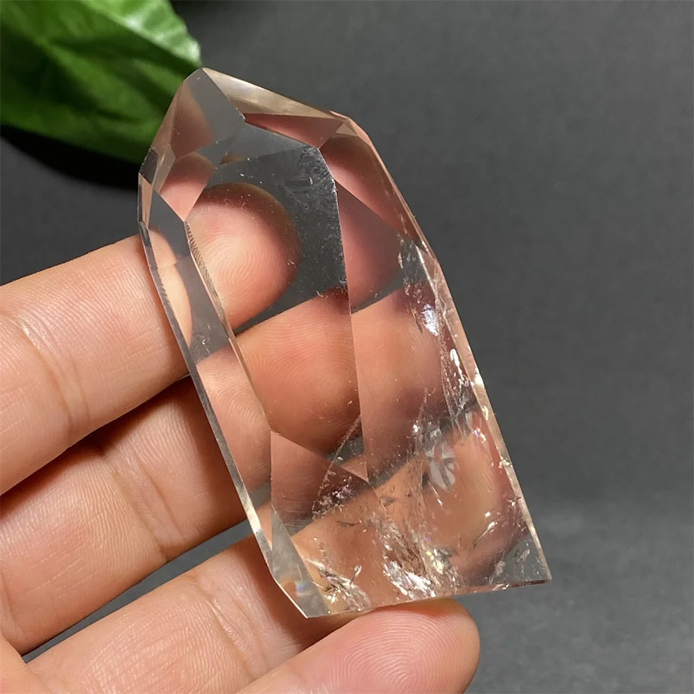 1 шт. натуральный прозрачный белый кристалл полиэдрон кварцевый исцеляющий