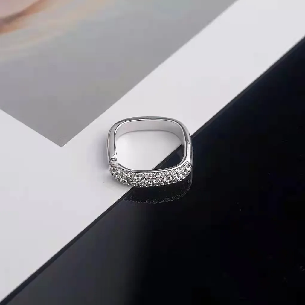

Fashion Vintage Korea Silver Zircon Rings For Women Girls Luxury Personality Aesthetics Designer Rings 2022 Trend Jewelry Gifts