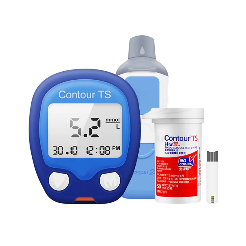 

Bayer Contour Blood Sugar Test Meter Test Strips Glucose Meter Glucometro Diabete Diabetic Products Diabetese Lancet Free**