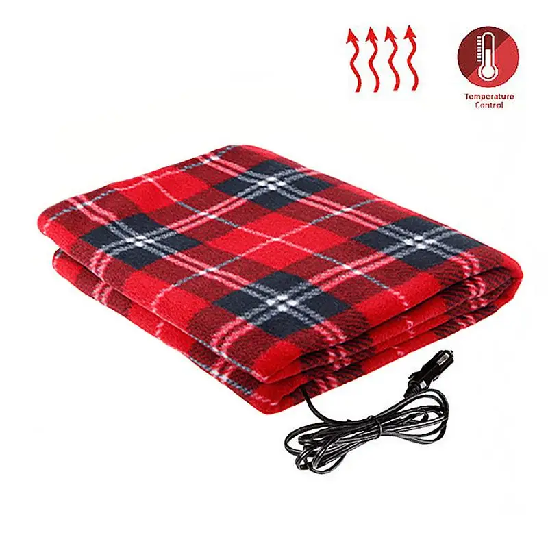 

Heating Blanket Car Heating Blanket Car 12V Winter Heated Carpet Lattice Energy Saving Warm Autumn Car Electric Blanket Plaid
