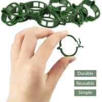 50pcs plastic plant clips supports connects reusable protection grafting fixing tool gardening supplies for vegetable tomato