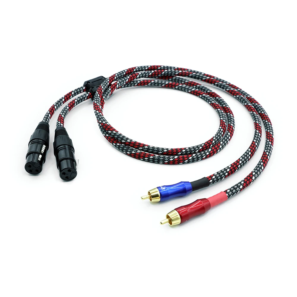 CANARE L-4E6S 5N occ copper XLR к RCA аудио интерконнекторному кабелю с разъемом NEUTRIK