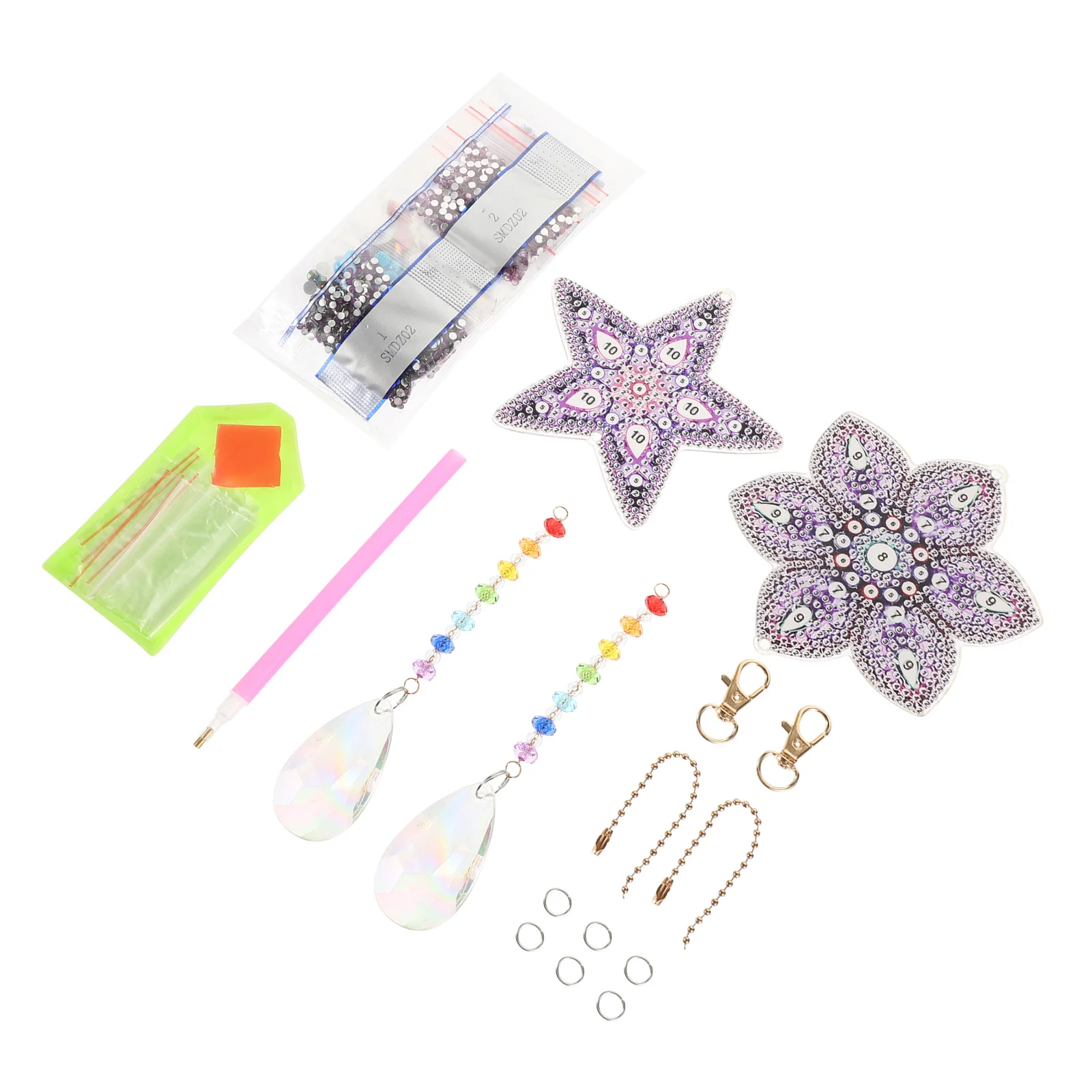 

Suncatcherdiy Wind Chime Pendant Crystal Hanging Kits Ornamentwindow Kitcrystals5D Accessories Rainbowpicture Chandelier Chimes