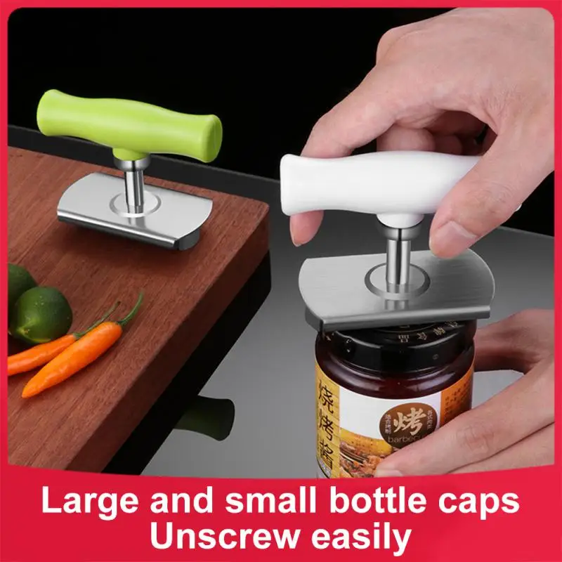 

Durable Can Opener Stainless Steel Multi-function Glass Can Lid Openers Capping Device Labor-saving Lids Off Jar Opener