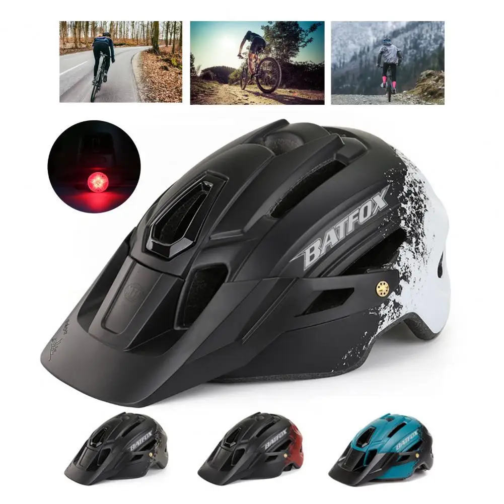 

Shock Absorption Hard Buckle Adult Sport Helmet with Big Visor for Cycling