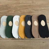 fashion silicone japanese unisex non slip two toed socks boat socks split toe socks