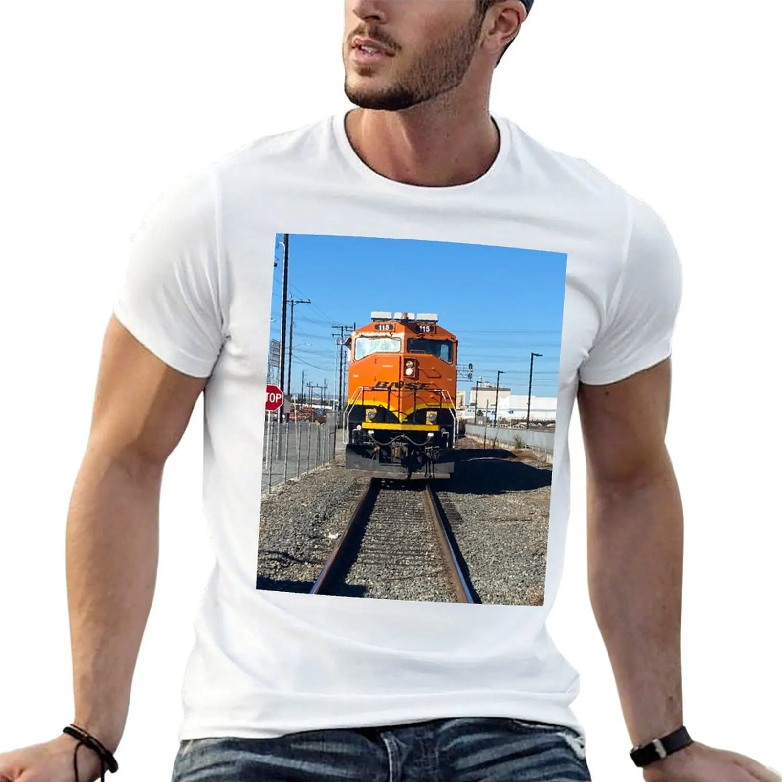 Фото Футболка BNSF 115 больших размеров, легкий топ №1