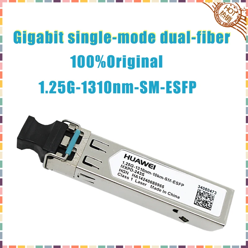 Original Class SFP Module Transceiver Module Gigabit Single-Mode Optical Module Dual-Fiber SFP-GE-LX-SM1310 1.25G10km 40km 80KM