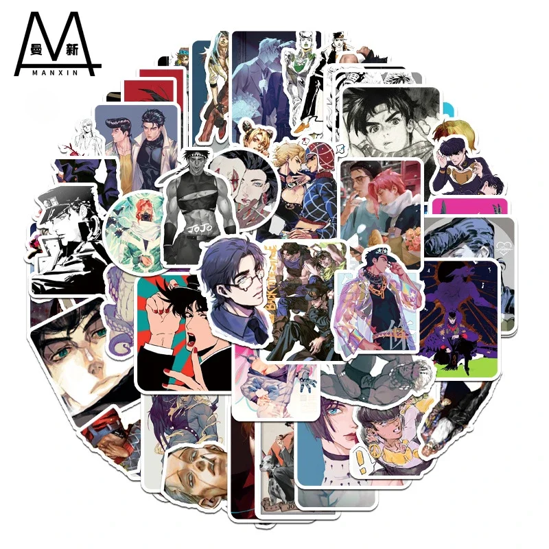53/30/10 шт. Kujo Jotaro Jolyne Report погоди Giorno популярный аниме периферийные граффити чемодан