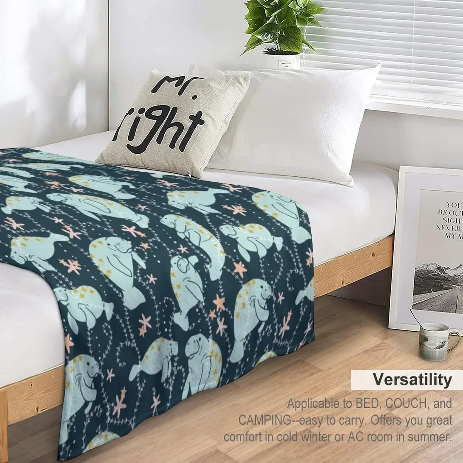 Oh the Hue-Manatee: Бирюзовое одеяло Одеяла для волос и одеяла