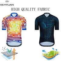 keyiyuan men pro team cycling jersey summer mountain bicycle shirts quick dry short sleeve mtb tops camisa bike masculino