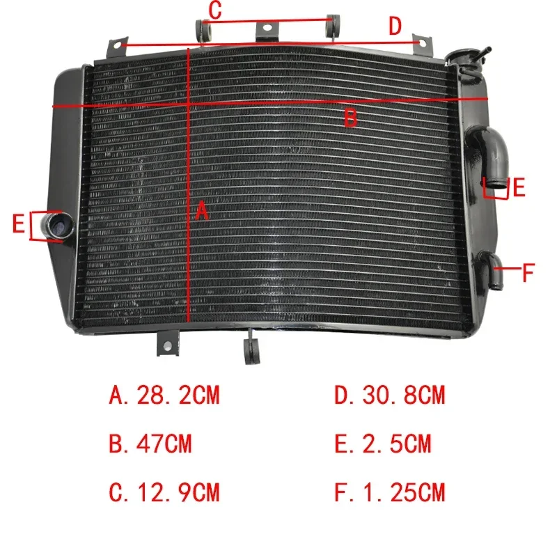 Для Kawasaki NINJA ZX-10R ZX10R ZX1000 2006 2007 ZX 1000 радиатор двигателя мотоцикла алюминиевый