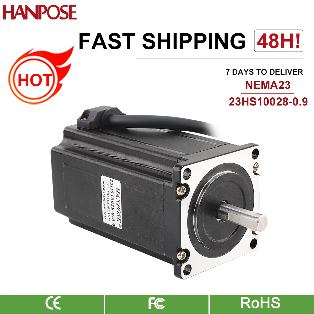 Hanpose 23HS10028 0 9 градусов 4-проводной 57 шаговый двигатель а Н. См для аксессуаров