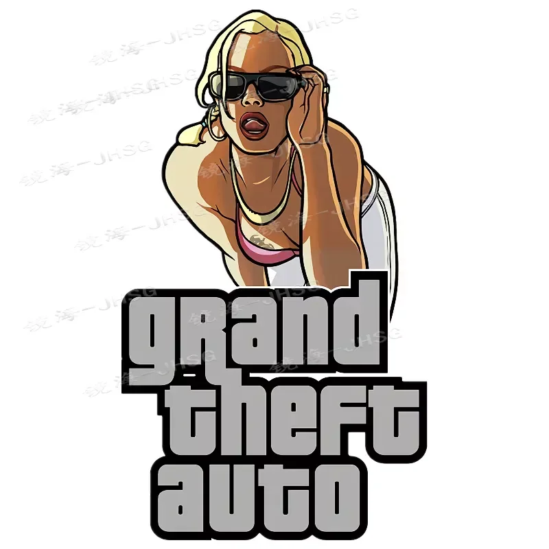 

Y415 # эксклюзивные Переводные картинки внешние аксессуары GTA Grand Theft авто логотип Сан-Андреас виниловые автомобильные наклейки автомобильные декоративные