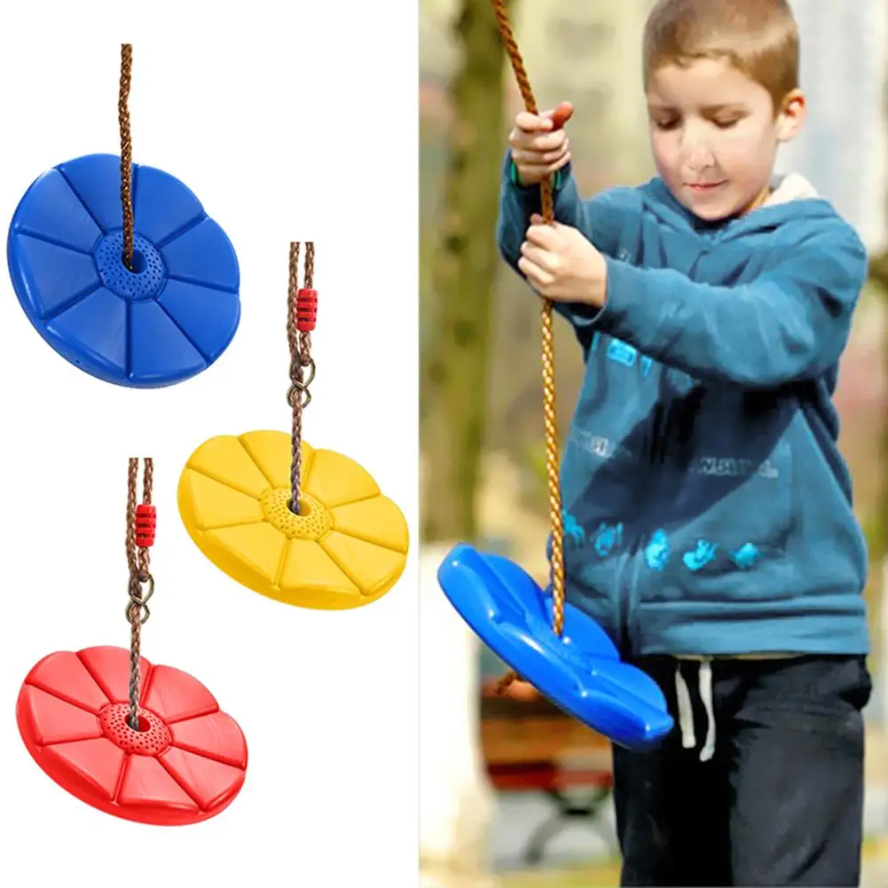 

Creative Outdoor Children's Swing, Indoor Climbing Plastic Round Hanging Plate