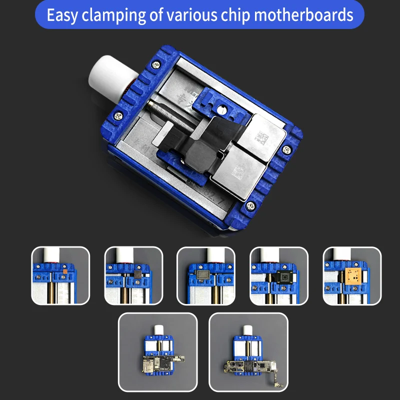 

Maant Mini100 Clip Fixture 360 Universal For Iphone X 12 13 Camera Board Pcb Battery Holder Cpu Nand Glue Removing Repair Tools