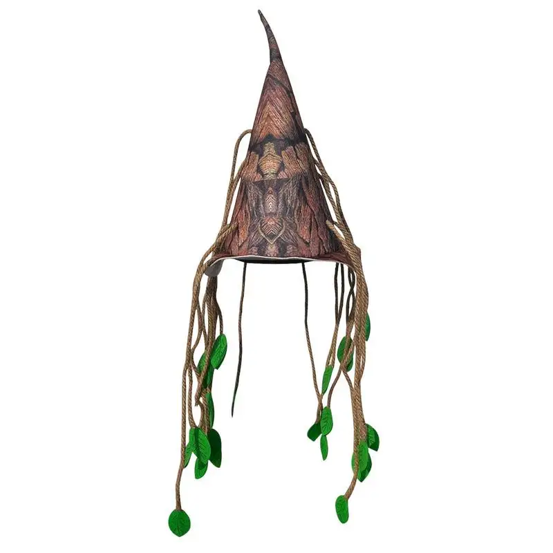 

Party Cosplay Hat Funny Tree Leaves Felt Head Wearing Top Hat Headpiece Caps Winter Caps Daily Wearing Accessory For Celebration