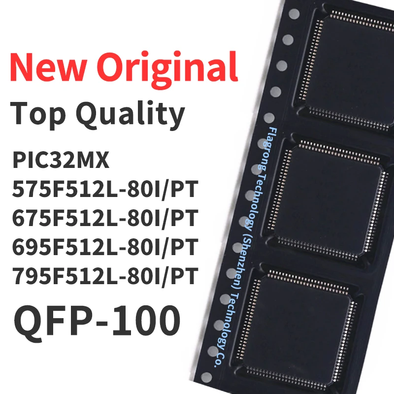 

1 Piece PIC32MX575F512L-80I PIC32MX675F512L-80I PIC32MX695F512L-80I PIC32MX795F512L-80I /PT QFP-100 Chip IC New Original