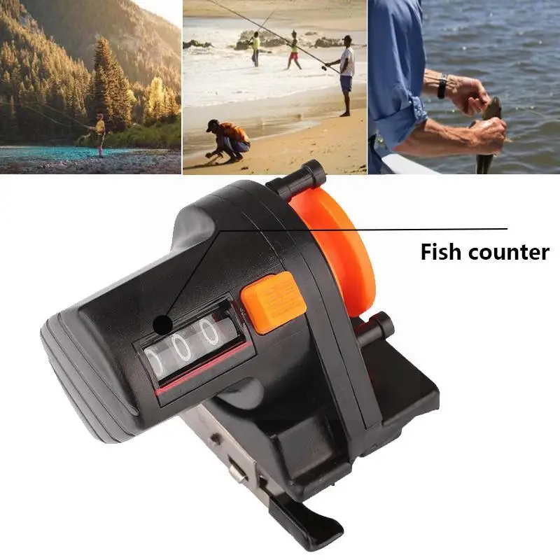 

1pcs 0-999m 6cm Pesca Fishing Line Depth Finder Counter Counter Gauge Tackle Fishing Tool Length D8z7