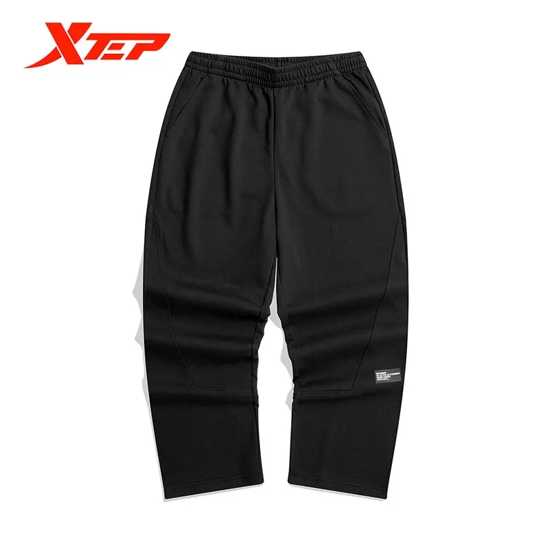 

Xtep Running Track Pants Men's Summer Knitted Solid Color Sports Breathable Casual Pants 878129630063