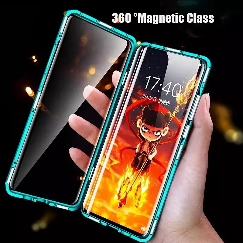 

Free Shipping for Samsung Galaxy S22 S21 S20 FE S8 S9 S10 Note 8 9 10 20 Lite Ultra Plus A80 A72 Sided Glass Cover Protect Case