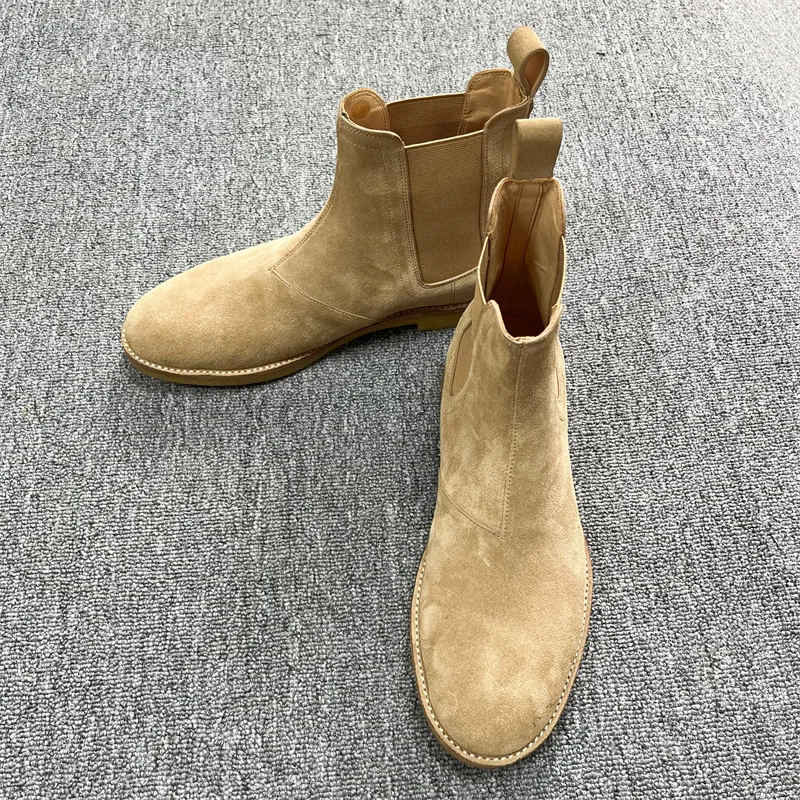 Мужские заводские ботинки ручной работы с настоящим изображением удобные Ken ye на