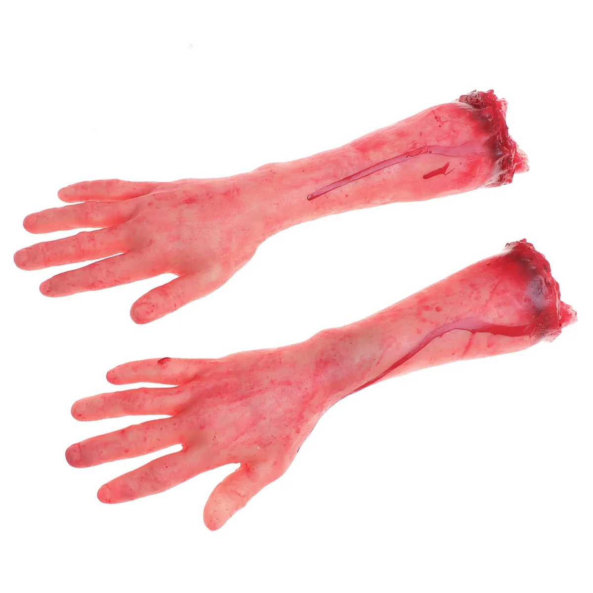 

Hand Body Fake Parts Hands Severed Blood Broken Human Propscreepyarm Dead Decorations Prop Trick Zombie Feetrubber Corpse