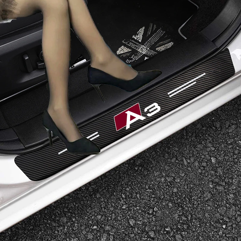 

4 шт., наклейки для Audi A3 A4 A5 A6 A7 A8 Q3 Q5 Q7 Q8 TT S line, автомобильные аксессуары