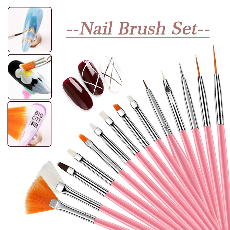 

1set UV Gel Nail Art Brush Nail Art Dotting Pen Drawing Painting Set DIY Design Nail Art Dotting Tools Manicure Accessories