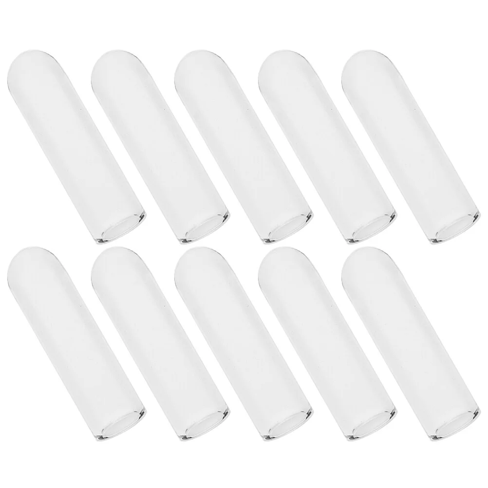 

10 Pcs Protective Party Straw Caps Protection Covers Dust Plugs Clear Clear Tip Tips Protector