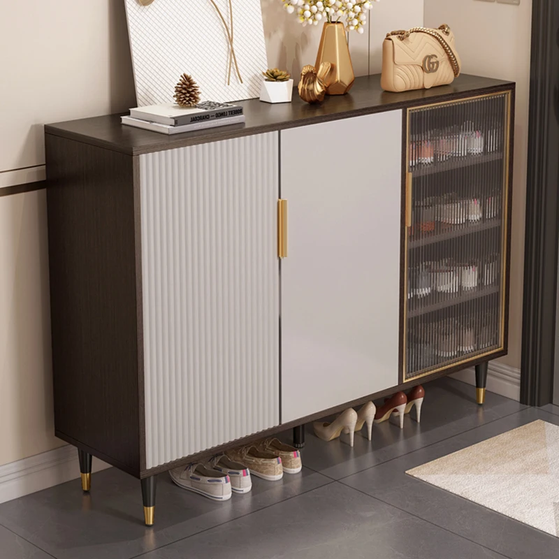 

Modern Modular Shoe Cabinet Narrow Storage Shoe Cabinet Ultra Thin Home Organization Meubles Rangement Entrance Furniture DX50GZ