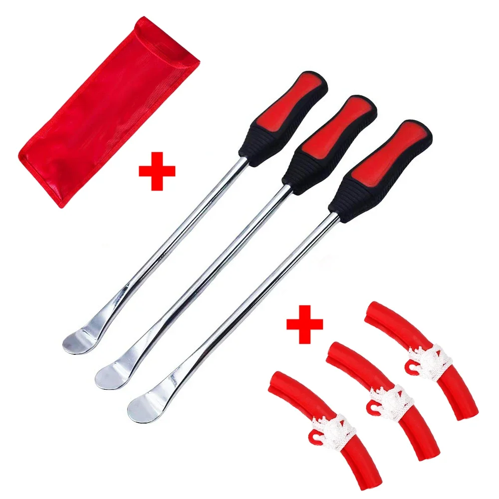 

Рычаг для замены шин, инструменты для ремонта шин мотоцикла, комплект автоложки для шин, 30 см, рычаги для велосипедных шин, ложка для защиты обода, инструмент для ремонта шин