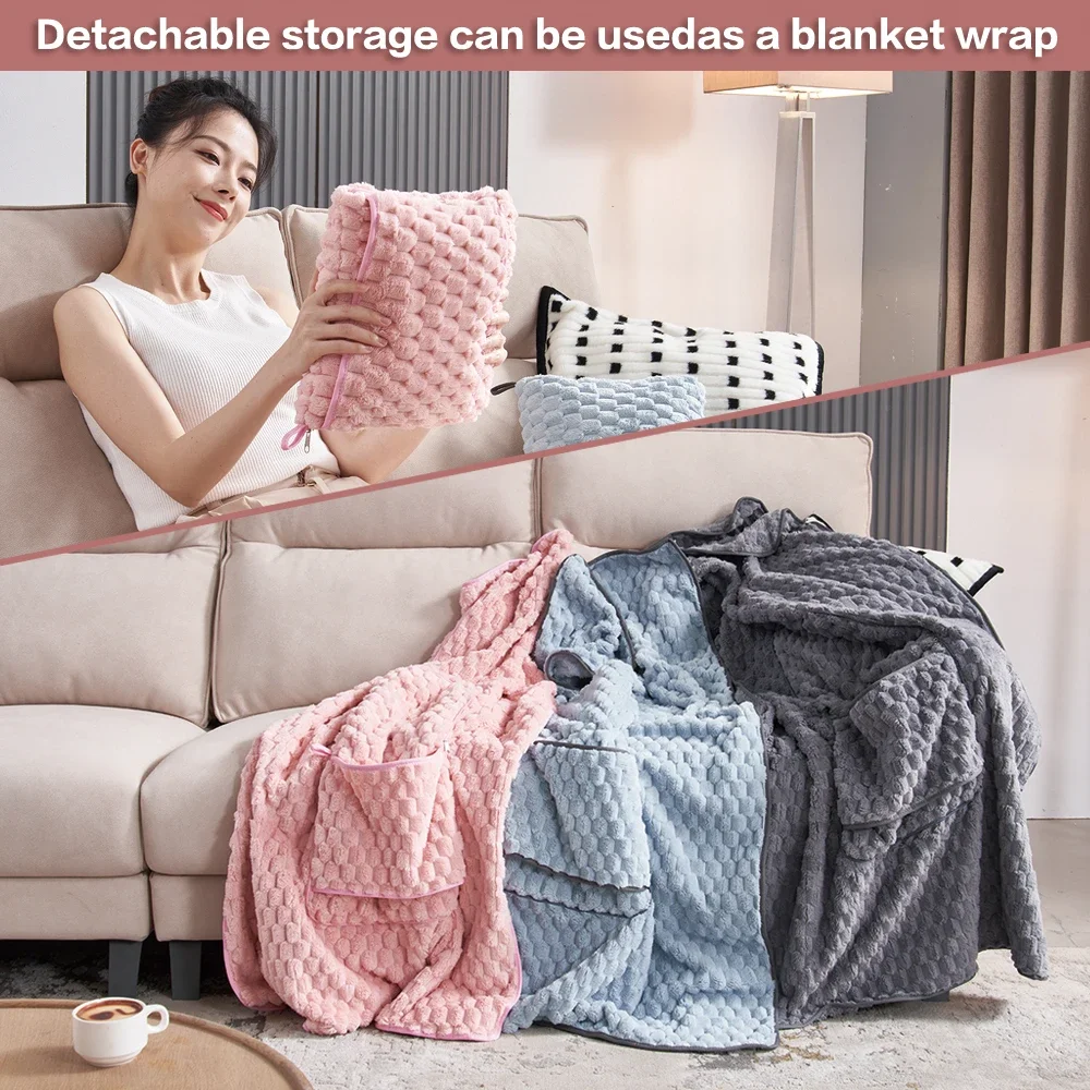 Дорожное одеяло премиум-класса декоративная подушка Мягкая Наволочка ручной