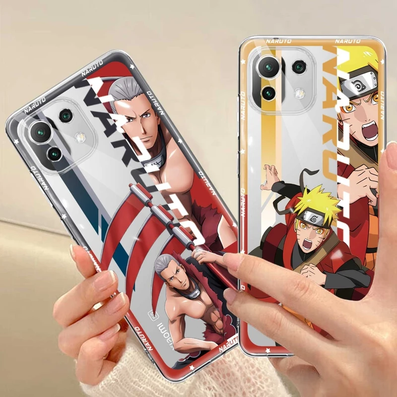 

For Xiaomi Mi 11T 5G 13 11 Lite POCO X3 NFC M5 M5s 12T Pro Note 10 10T 9T POCO M3 12X F3 Naruto Anime Japan TPU Funda Case