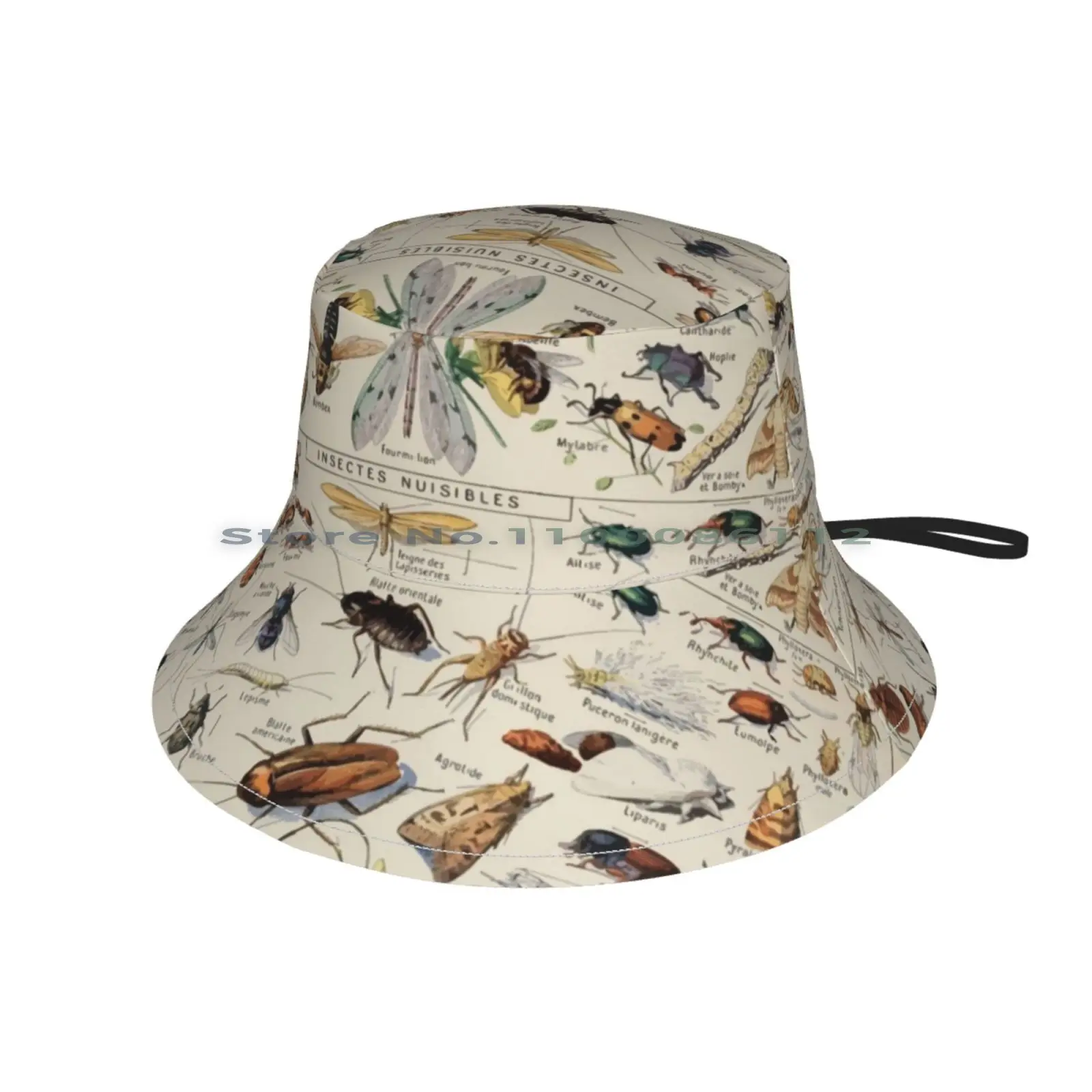 Панама Adolphe Millot Солнцезащитная шапка абдольф миллот насекомые Влагоотводящая