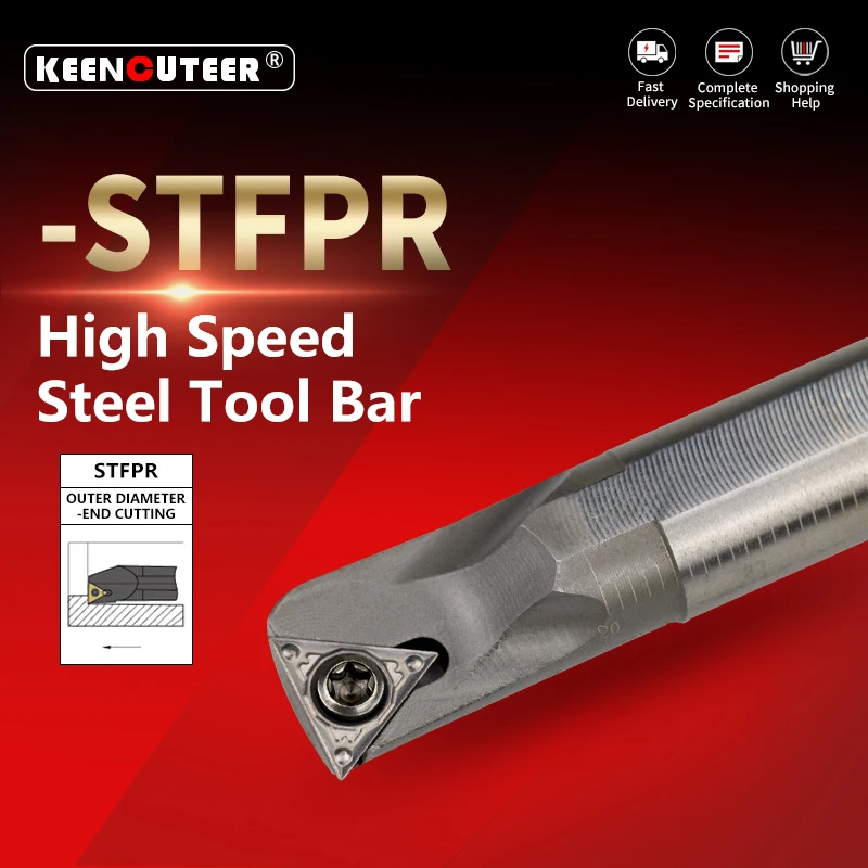 

Токарный инструмент из быстрорежущей стали из быстрорежущей стали -STFPR H10K-STFPR H12M-STFPR H14N-STFPR H16Q-STFPR Державка для точения прутка Режущий брус Токарный станок с ЧПУ