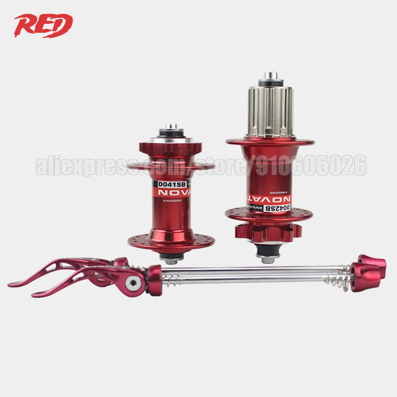 Ступица велосипедная Novatec D041SB D042SB 9*100 мм/10*135 мм