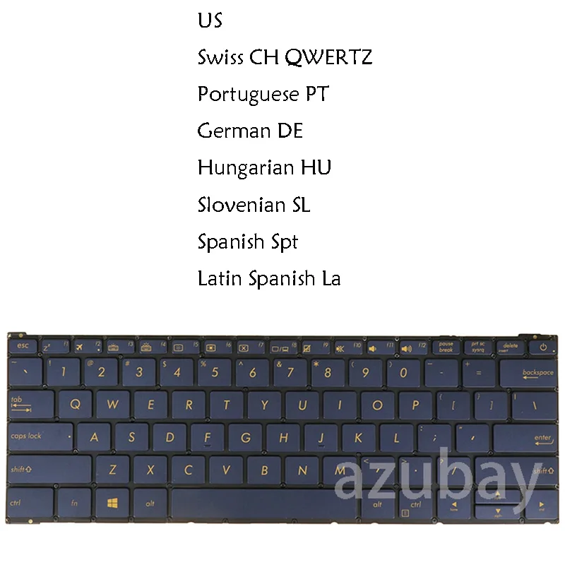 Клавиатура для ASUS ASM16B93USJ528 0KN0- UW3GE22 UW3US22 UW2US22 UW1BE22 UW1HU22 UW1LA22 UW1PO22 UW1WB22 UW1SP22 UW1SF22 UW1US22