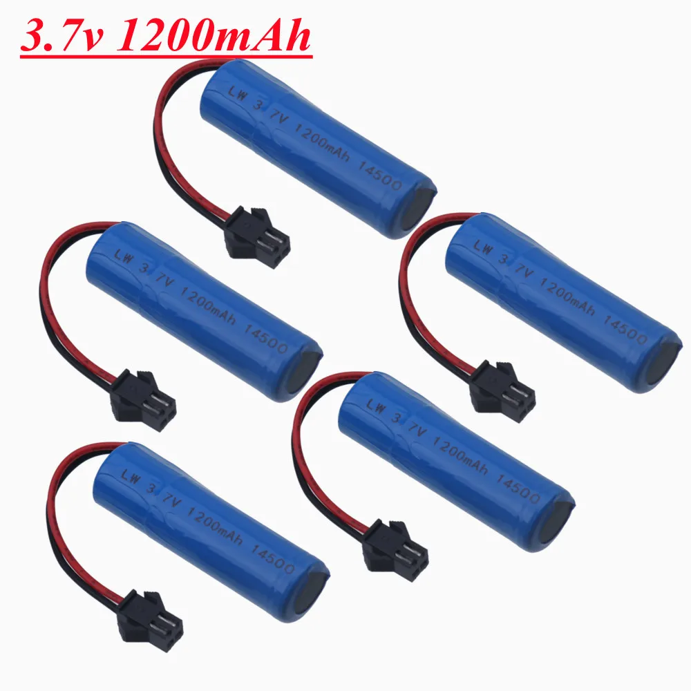 Литий-ионный аккумулятор для радиоуправляемого автомобиля 14500 3 7 в 1200 мАч |