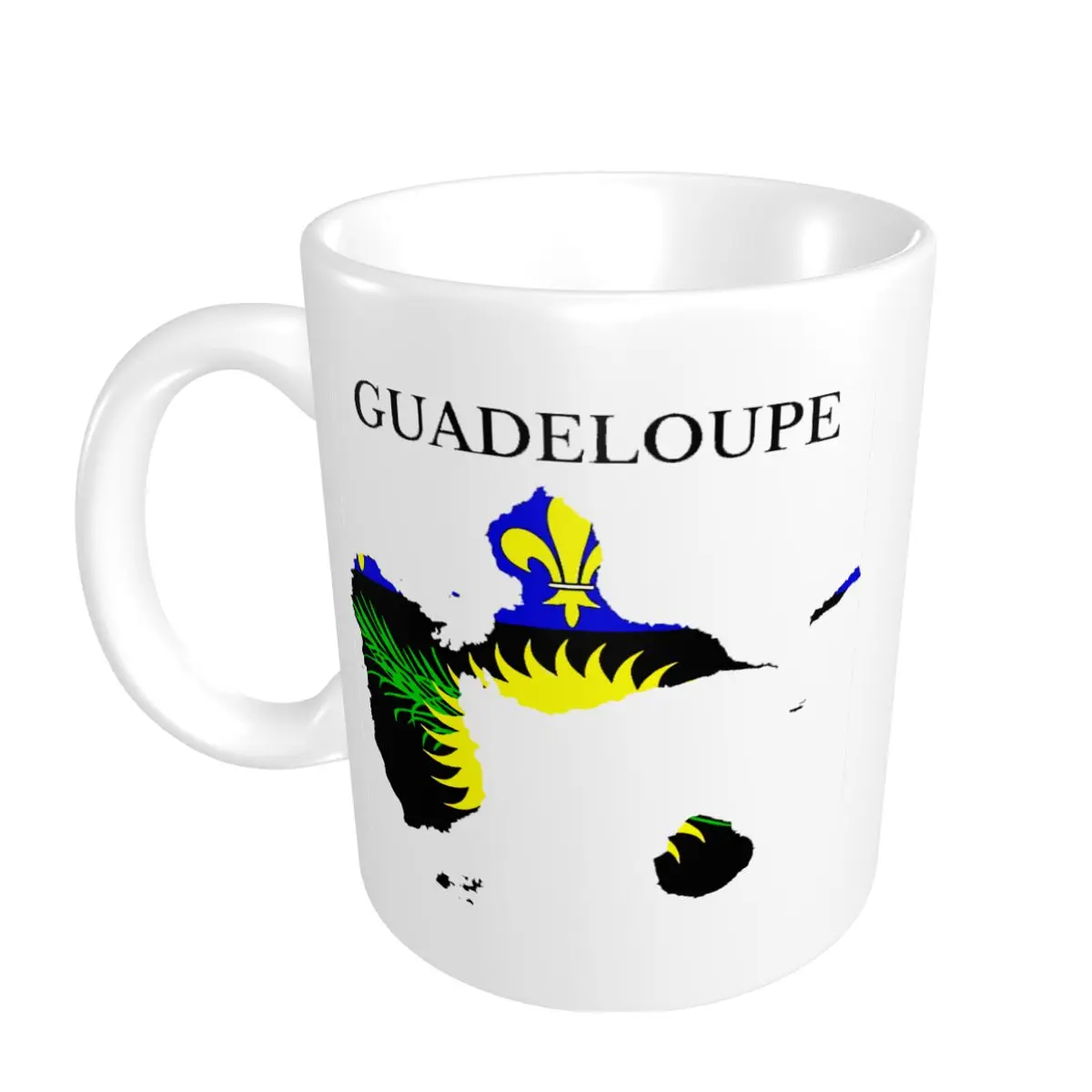 

Promo Funny Graphic Guadeloupe Map Flag, France, French Region Mugs Cool R276 CUPS Print multi-function cups
