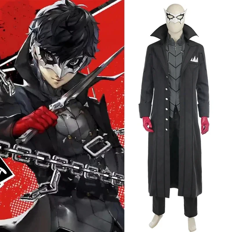 Фото Маска для косплея Арсена Джокера из Persona 5 (2026), маска-повязка на глаза из ABS-пластика, реквизит для косплея Мастера Акацуки, маска для ролевых игр, Хэллоуин R74DS №4