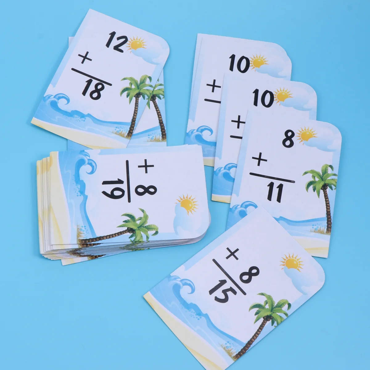 

36pcs Educational Arithmetic Cards Math Addition Cards Prelearning Accessories for Kids Children